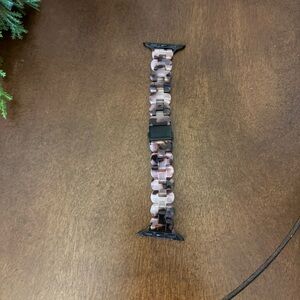 Neutral blush tortoise Apple Watch Band